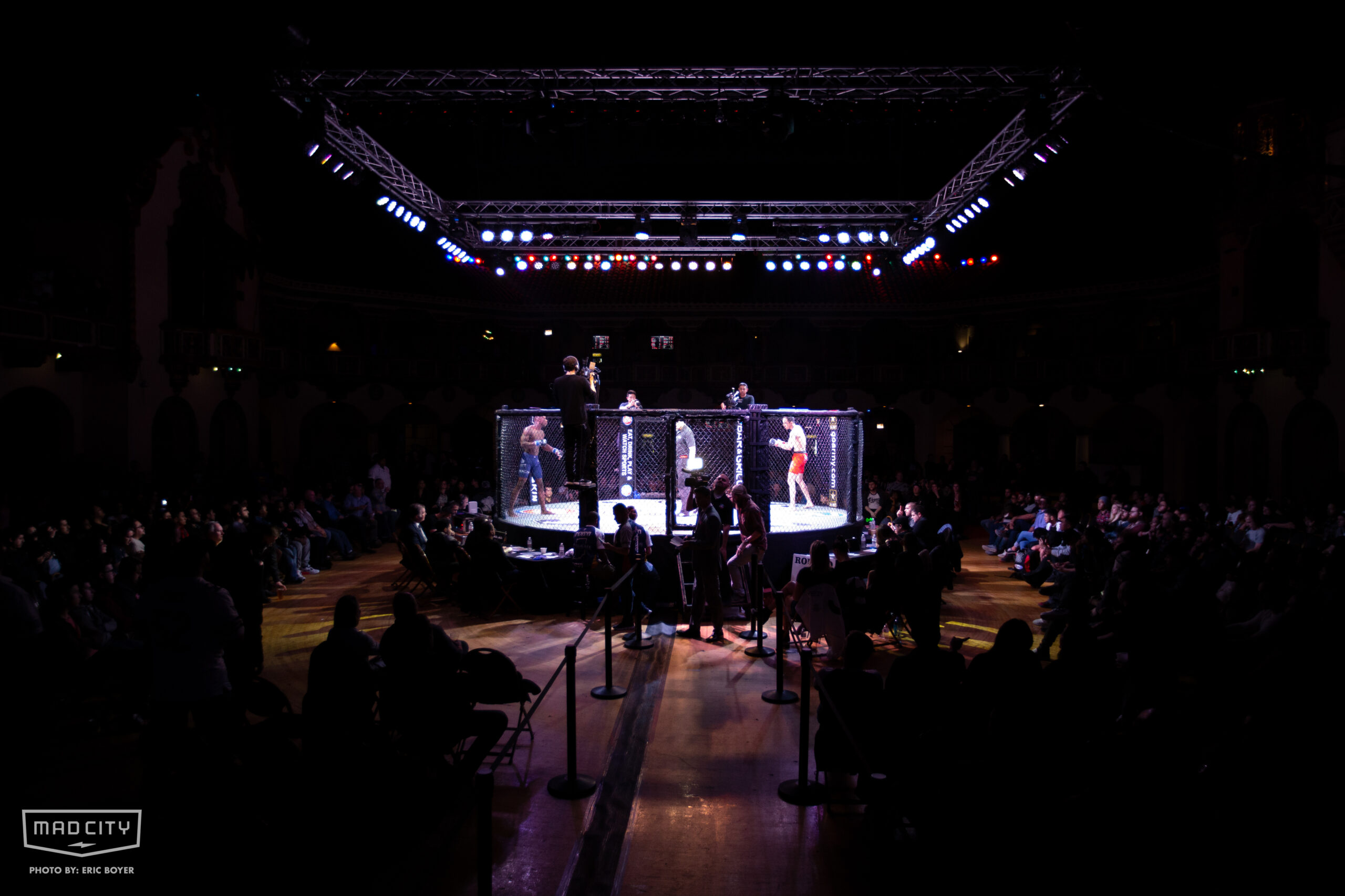 MMA Ring at Aragon Ballroom